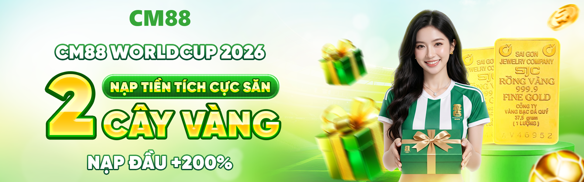 CM88 và OKVIP cùng các đối tác thương hiệu nổi bật tạo nên hành trình World Cup 2026 giàu năng lượng và cảm xúc.